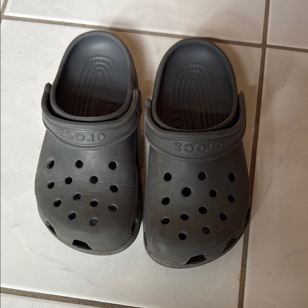 Crocs Kids Gray Clogs